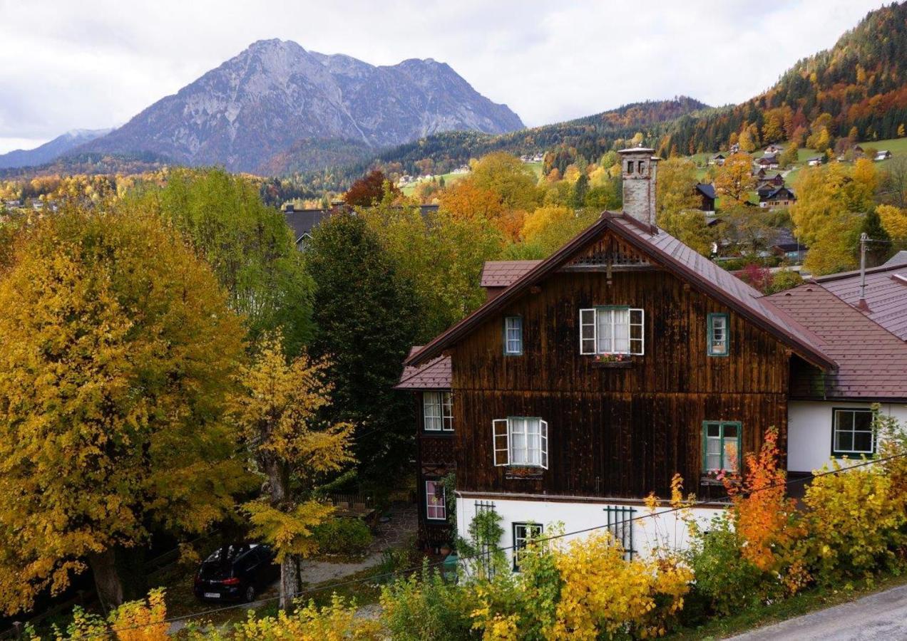 Ferienwohnung Altes Pfarrhaus Altaussee Exterior foto