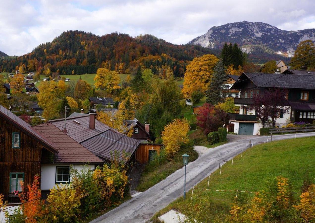 Ferienwohnung Altes Pfarrhaus Altaussee Exterior foto