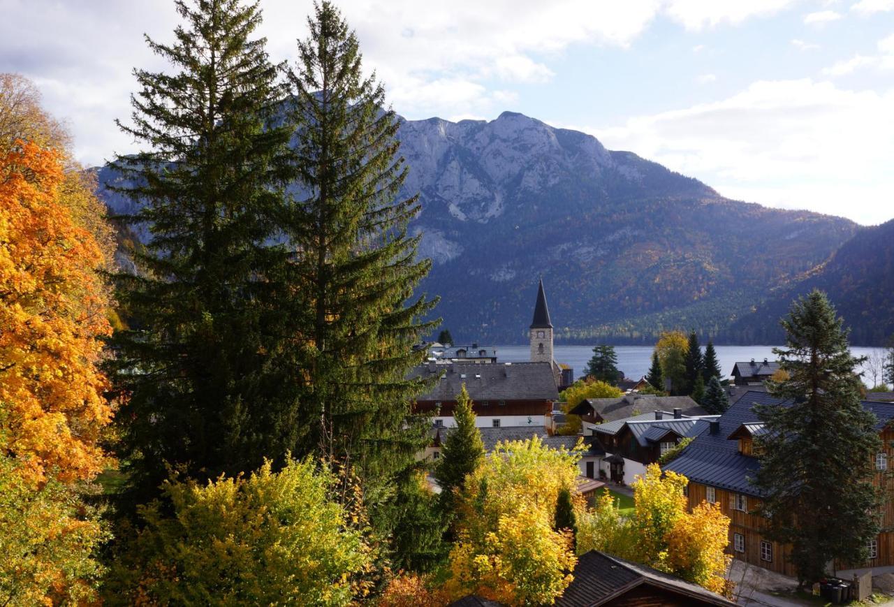 Ferienwohnung Altes Pfarrhaus Altaussee Exterior foto