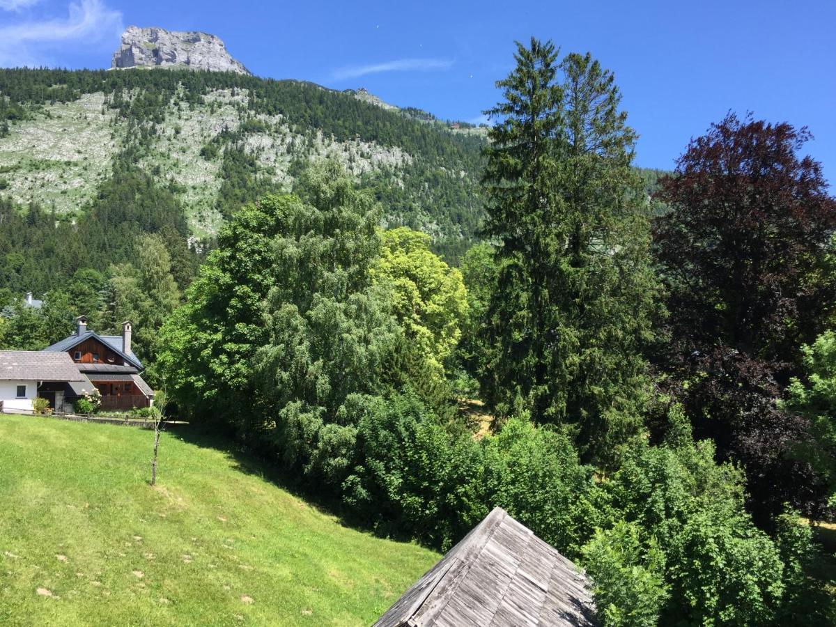 Ferienwohnung Altes Pfarrhaus Altaussee Exterior foto
