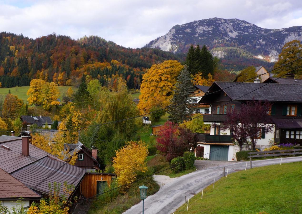 Ferienwohnung Altes Pfarrhaus Altaussee Exterior foto